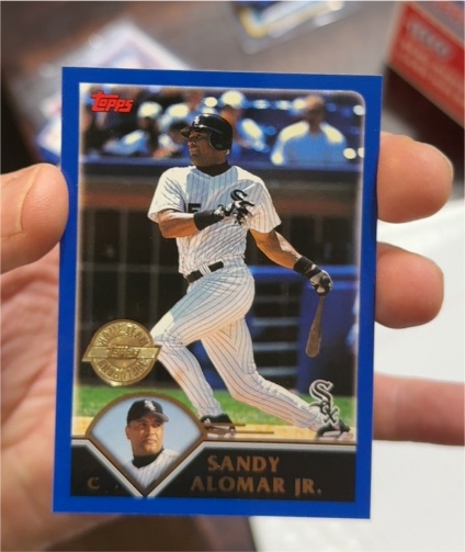 2003 Topps #595 Sandy Alomar Jr. — front