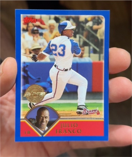 2003 Topps #409 Julio Franco — front