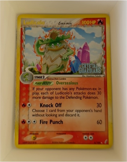 2006 Pokémon Crystal Guardians #6 Ludicolo Delta Species — front