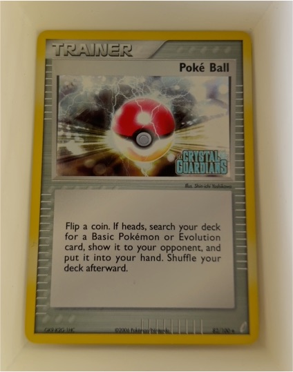 2006 Pokémon EX Crystal Guardians #82 Poke Ball — front