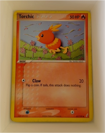 2006 Pokemon EX Crystal Guardians #65 Torchic — front