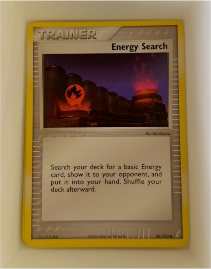 2003 Pokemon Crystal Guardians #86 Energy Search — front