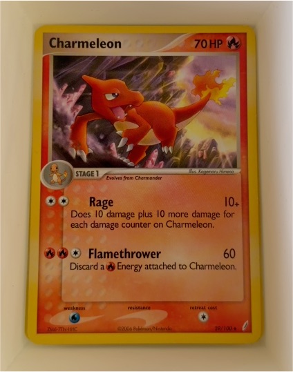 2006 Pokémon EX Crystal Guardians #29 Charmeleon — front