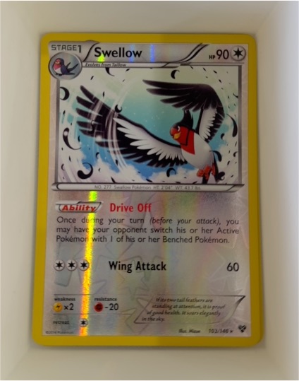 2014 Pokémon XY Base Set #103 Swellow — front