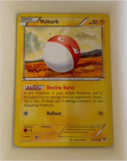2014 Pokémon XY #44 Voltorb — front