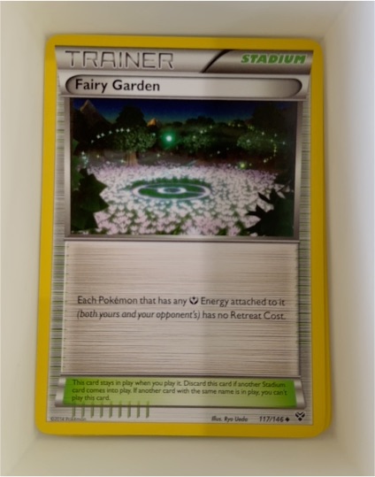 2014 Pokémon XY Base Set #117 Fairy Garden — front