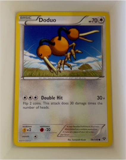 2014 Pokémon XY Base Set #98 Doduo — front