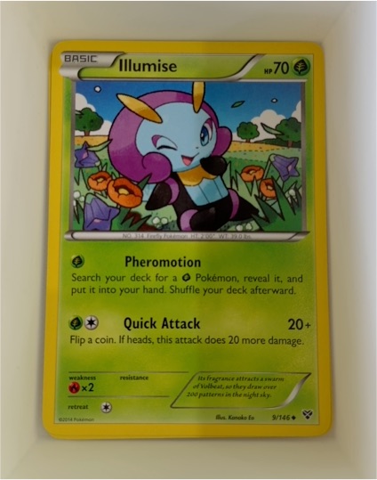 2014 Pokémon XY #9 Illumise — front