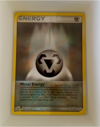 2005 Pokémon EX Delta Species #107 Metal Energy — front