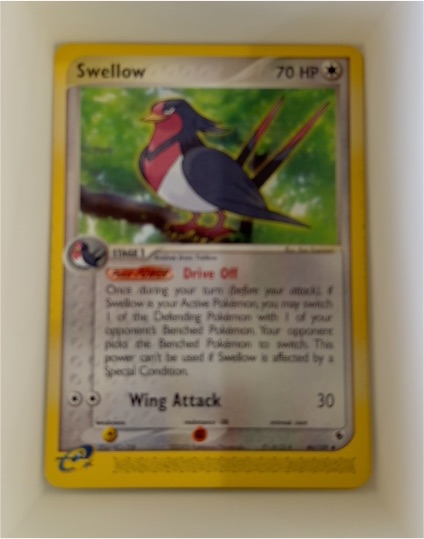 2003 EX Ruby & Sapphire #46 Swellow — front