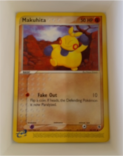2003 Pokemon EX Ruby & Sapphire #58 Makuhita — front