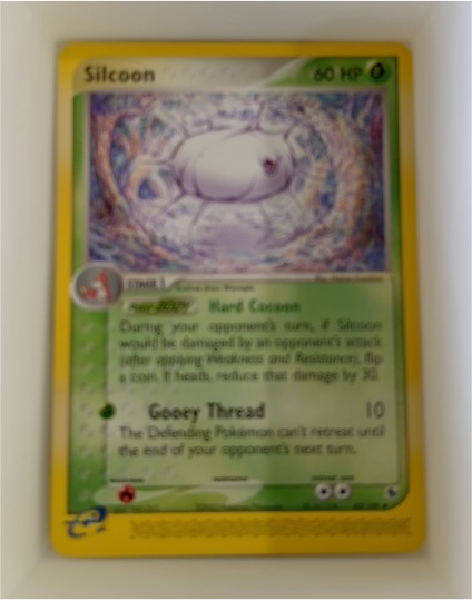 2003 Pokemon EX Ruby & Sapphire #43 Silcoon — front
