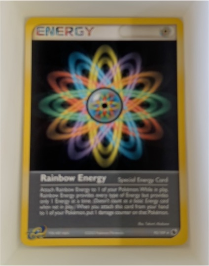 2003 Pokemon Ruby & Sapphire #95 Rainbow Energy — front