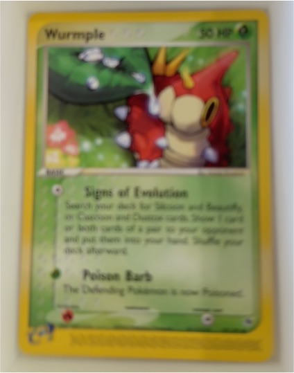 2003 Pokemon EX Ruby & Sapphire #78 Wurmple — front
