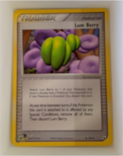 2003 Pokémon EX Ruby & Sapphire #84 Lum Berry — front