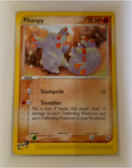 2003 Pokemon Ruby and Sapphire #62 Phanpy — front