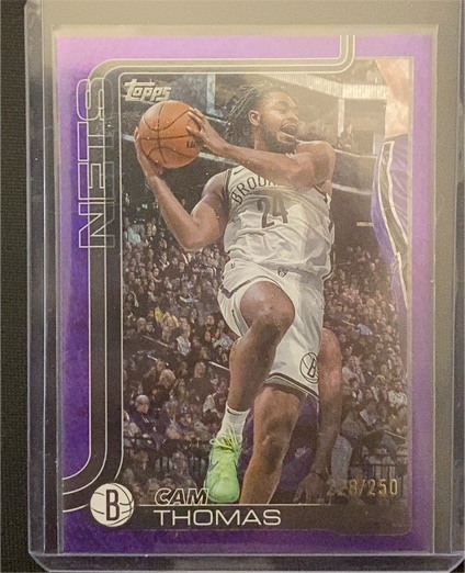 2025-26 Topps #11 Cam Thomas — front