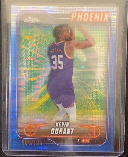 2024-25 Topps Chrome #101 Kevin Durant — front