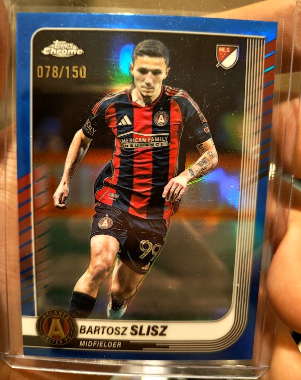 2025 Topps Chrome MLS #91 Bartosz Slisz — front