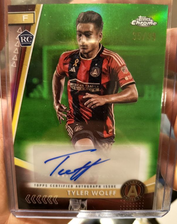 2024 Topps Chrome MLS #CA-TW Tyler Wolff — front