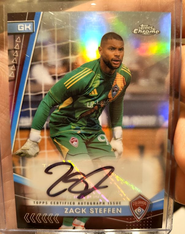 2024 Topps Chrome MLS #CA-ZS Zack Steffen — front