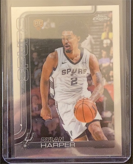 2025-26 Topps Chrome #252 Dylan Harper — front