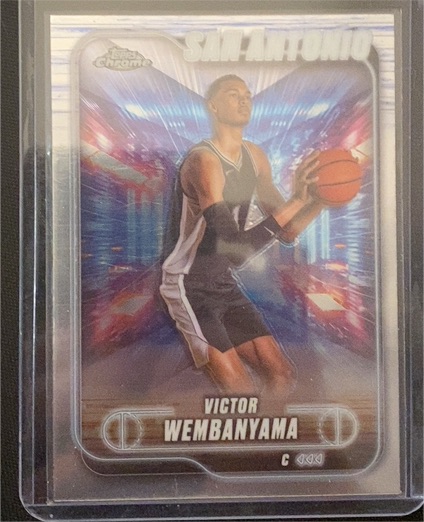 2024-25 Topps Chrome #193 Victor Wembanyama — front