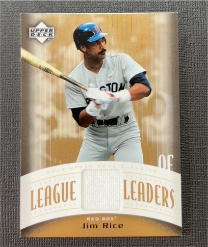 2005 Upper Deck Classics League Leaders #LL-JR Jim Rice — front