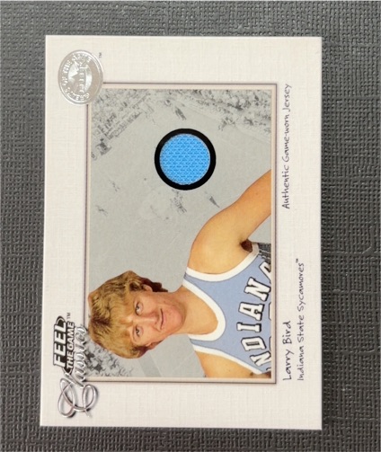 2001 Fleer Feel the Game Classics # Larry Bird — front