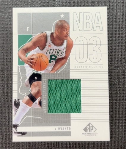 2002-03 SP Game Used #4 Antoine Walker — front