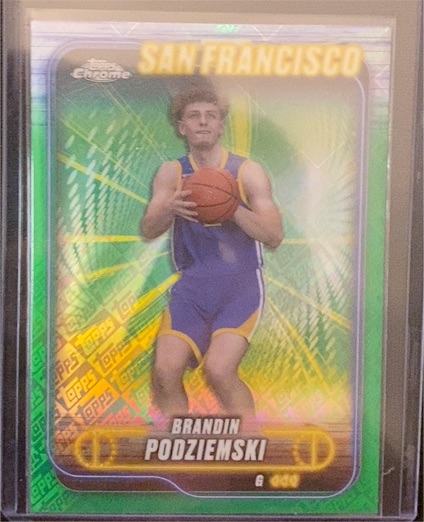 2024-25 Topps Chrome #7 Brandin Podziemski — front