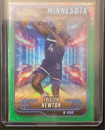 2024-25 Topps Chrome #108 Tristen Newton — front
