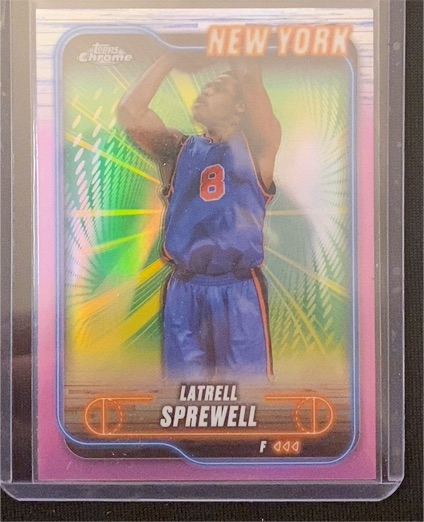 2024-25 Topps Chrome #4 Latrell Sprewell — front
