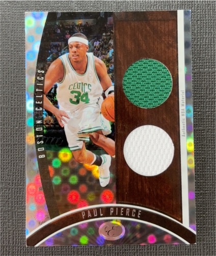 2006-07 Bowman Elevation Executive Level Dual Relics Paul Pierce — front