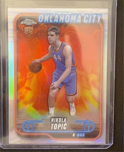 2024-25 Topps Chrome #119 Nikola Topic — front