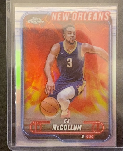 2024-25 Topps Chrome #157 CJ McCollum — front
