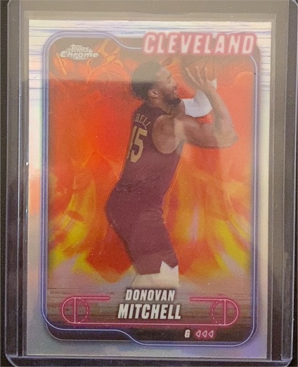 2024-25 Topps Chrome #69 Donovan Mitchell — front