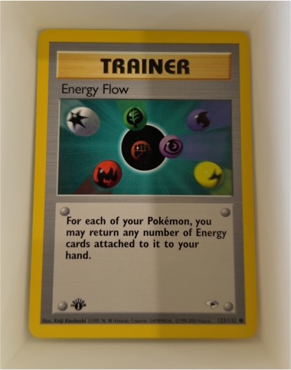 2000 Pokémon Gym Heroes #122 Energy Flow — front