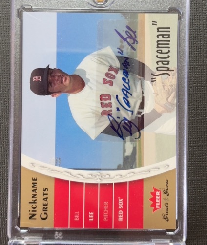 2006 Fleer Greats of the Game Nickname Greats #NG-BL Bill Lee — front