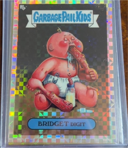 2023 Topps Garbage Pail Kids Chrome Series 6 #218b Bridget Digit — front