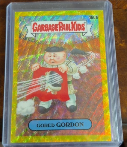 2021 Topps Garbage Pail Kids Chrome Series 4 #166a Gored Gordon — front