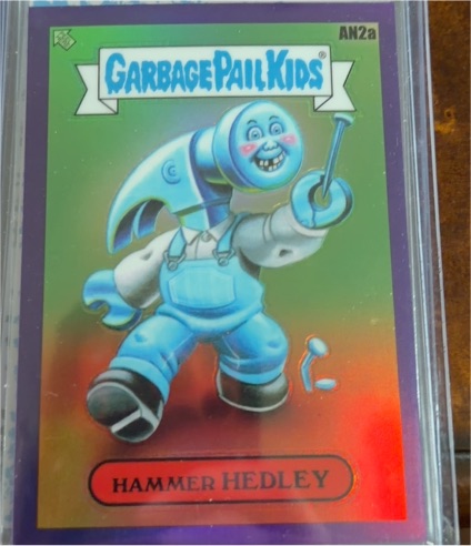 2021 Topps Garbage Pail Kids Chrome Series 4 #AN2a Hammer Hedley — front