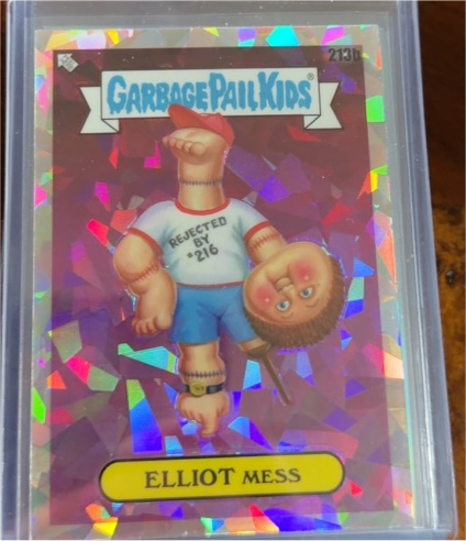 2023 Topps Chrome Garbage Pail Kids Series 6 #213b Elliot Mess — front