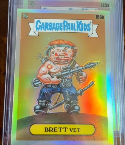 2021 Topps Garbage Pail Kids Chrome Series 4 #156b Brett Vet — front