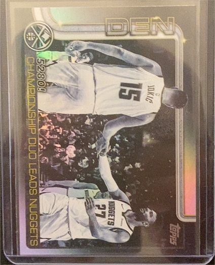 2025-26 Topps #286 5280! Championship Duo Leads Nuggets — front