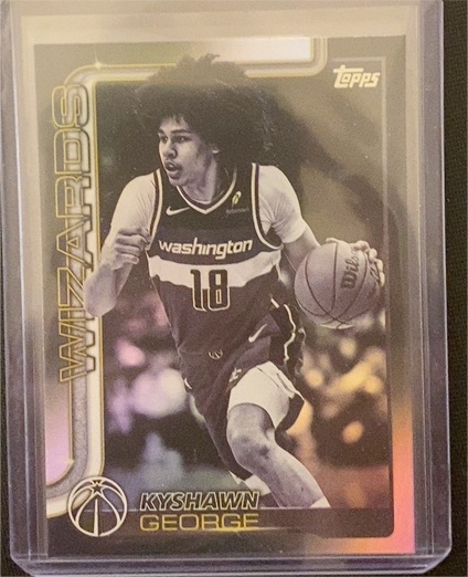 2025-26 Topps #98 Kyshawn George Blackout — front