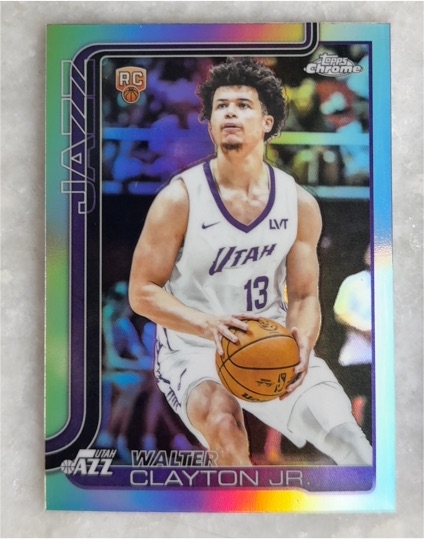 2025-26 Topps Chrome #268 Walter Clayton Jr. — front