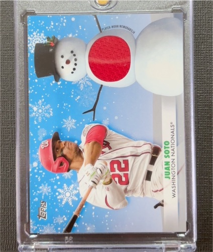 2021 Topps Holiday #WRC-JS Juan Soto — front