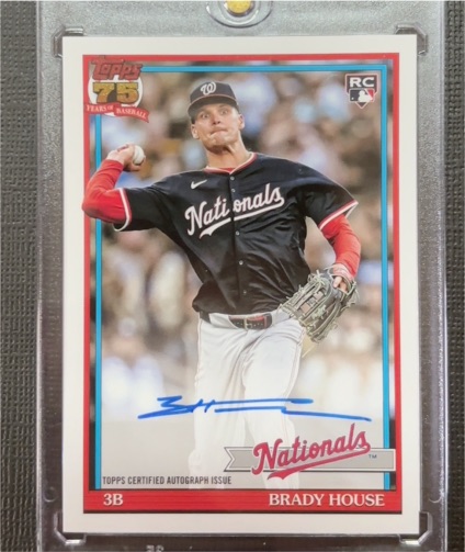 2026 Topps Series 1 75th Anniversary #91A-HOU Brady House — front
