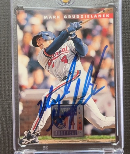1996 Fleer #110 Mark Grudzielanek — front